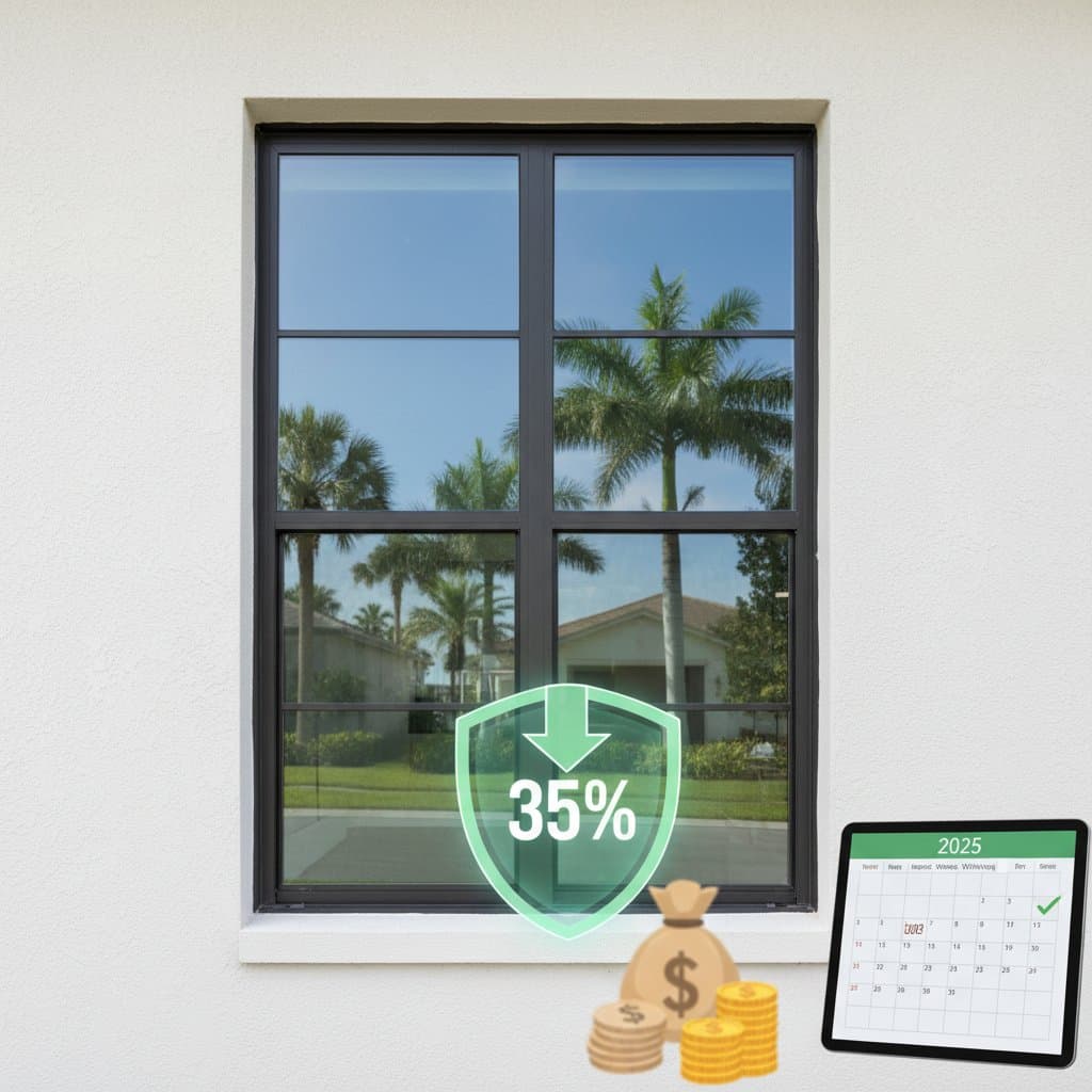 Featured image for Impact Windows Cut Insurance Bills by 35% in 2025