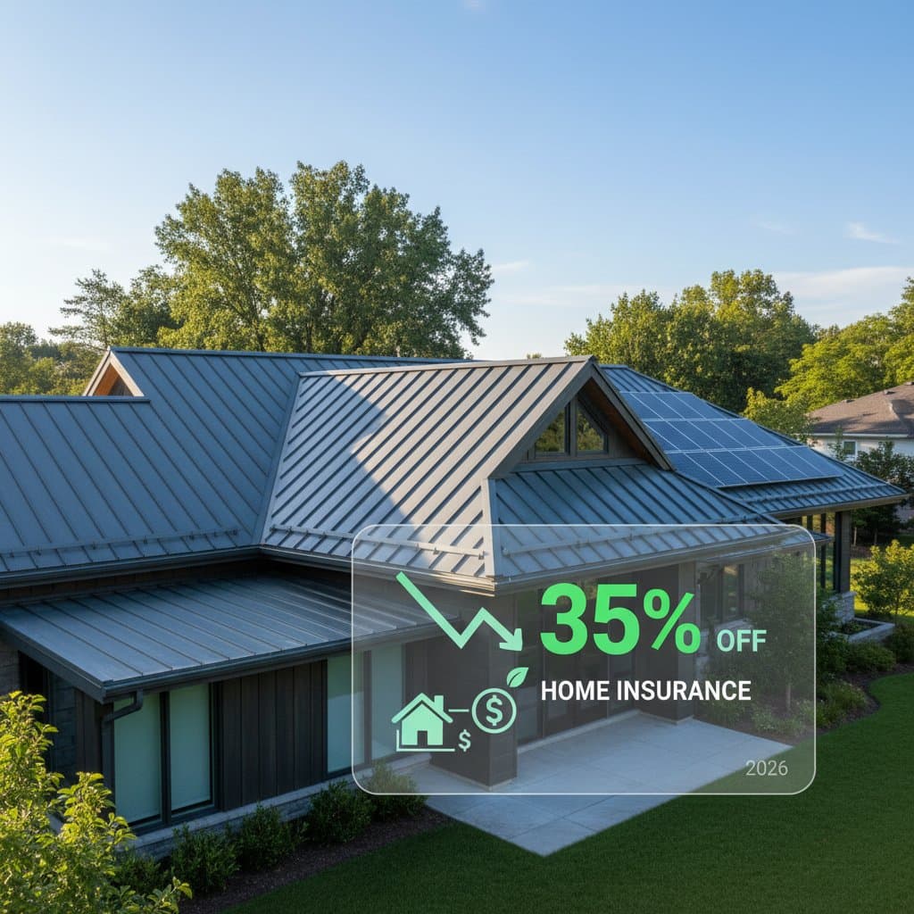 Featured image for Recycled Metal Roofs Cut Insurance Bills by 35%