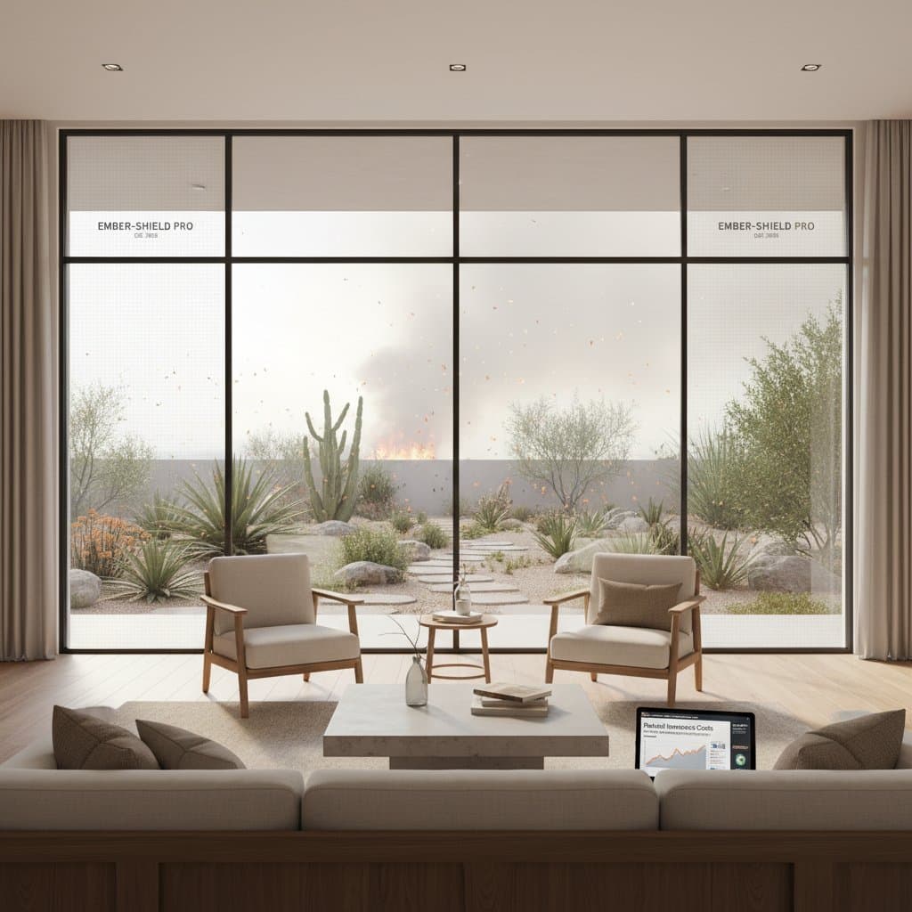 Image for Impact Windows Stop Wildfire Embers Before They Ignite Your Home