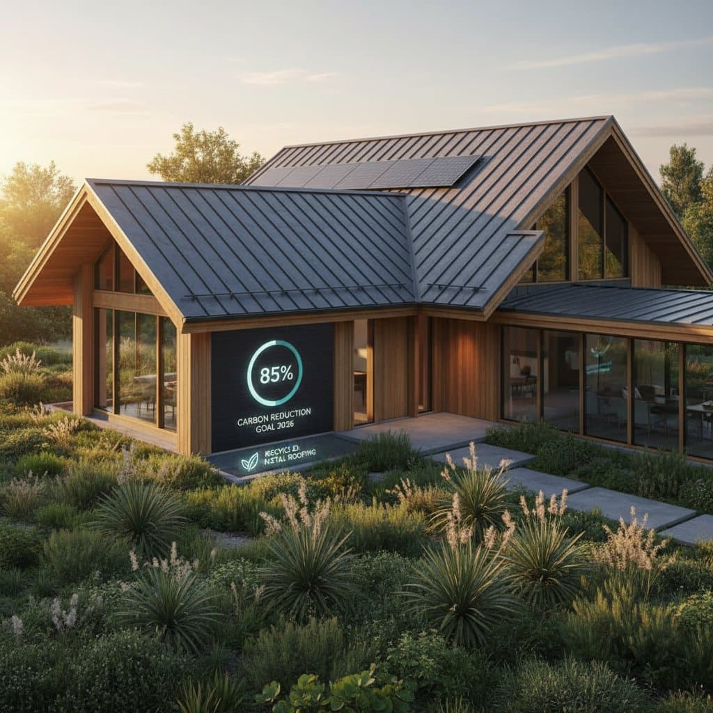 Featured image for Recycled Metal Roofs Cut Carbon Emissions 85% by 2026