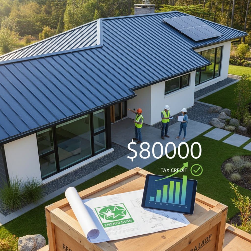 Featured image for Metal Roofs Now Earn $8K Federal Tax Credits