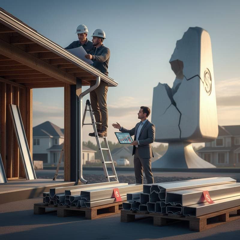Featured image for Why Aluminum Shortage Spiked Gutter Prices 35%