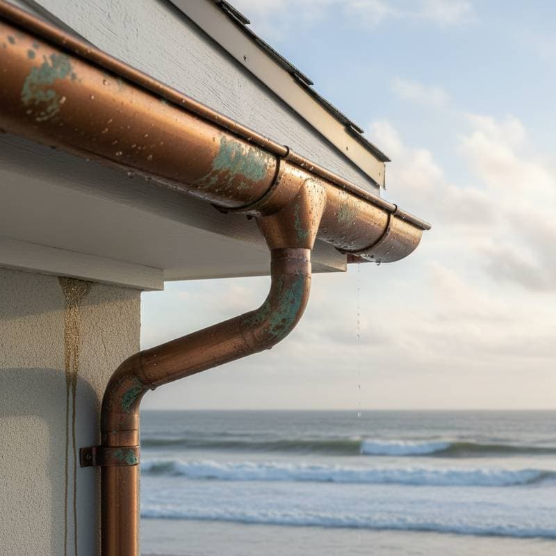 Image for Saltwater Corrosion Destroys Coastal Gutters Fast