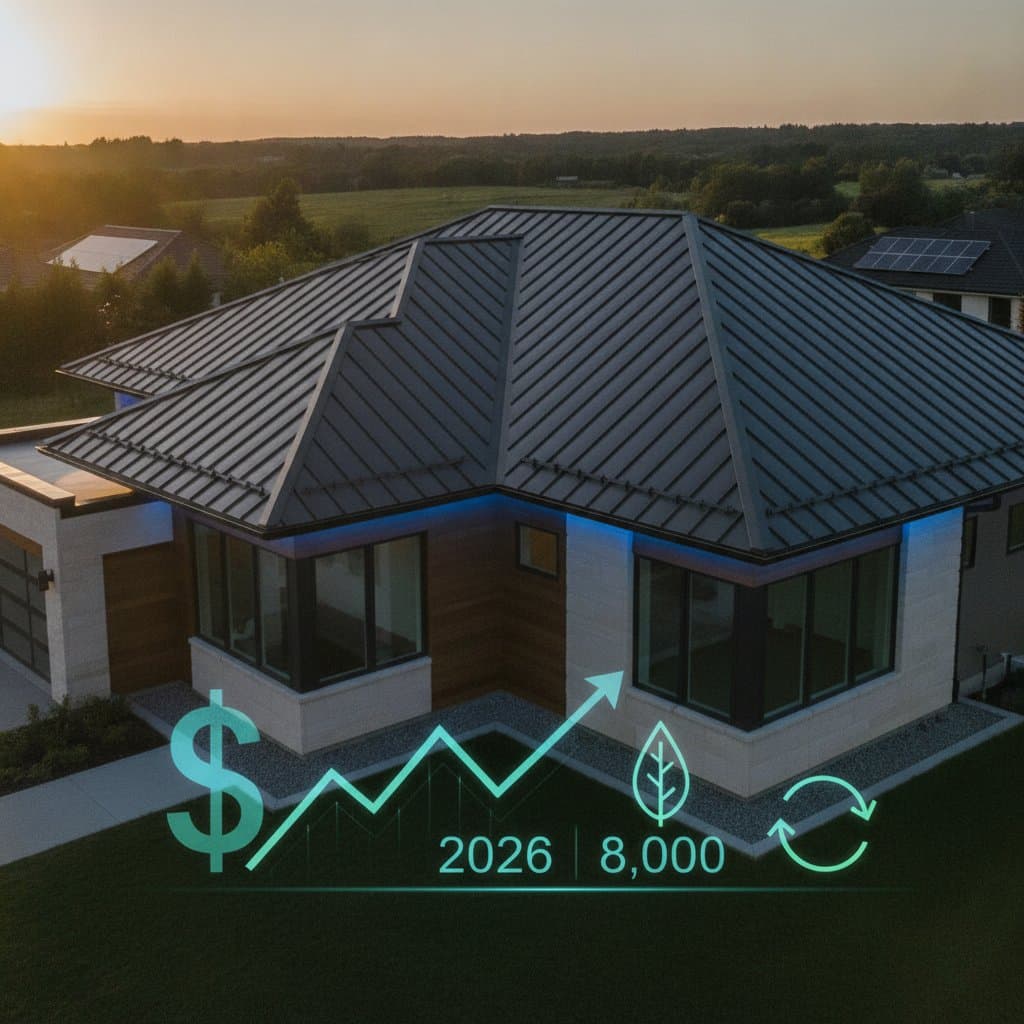 Image for Tax Credits Make Recycled Metal Roofs Affordable