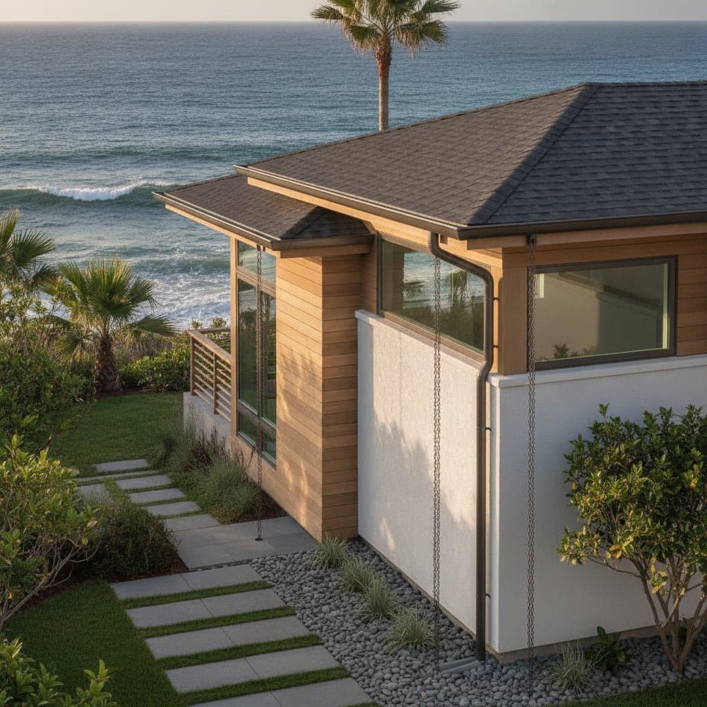 Image for Saltwater Resistant Gutters Stop Coastal Corrosion