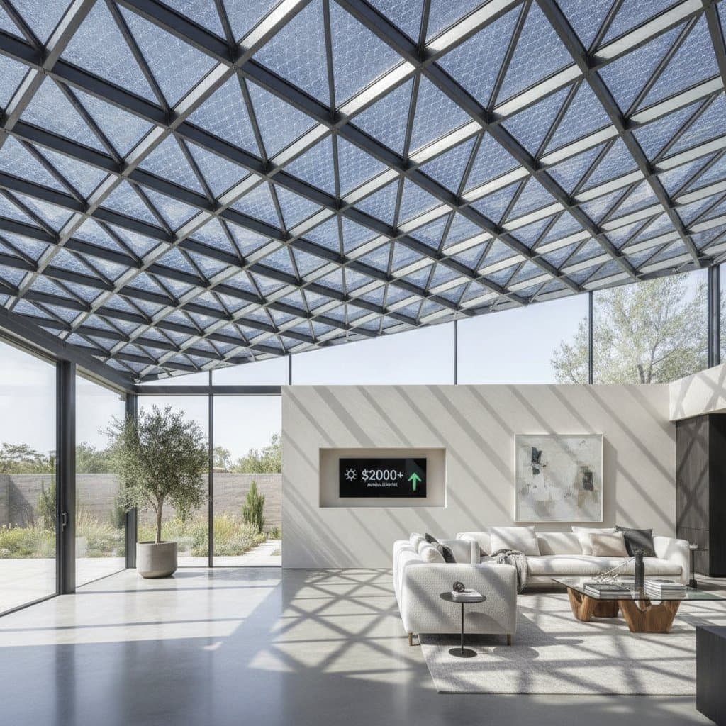 Image for Transparent Solar Metal Roofs Generate $2K Yearly