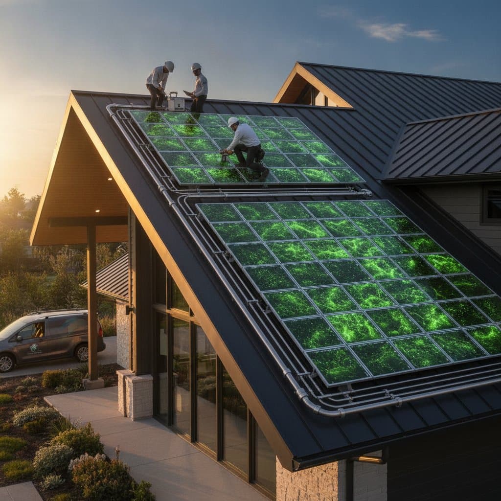 Image for Metal Roofs That Generate Clean Energy with Algae