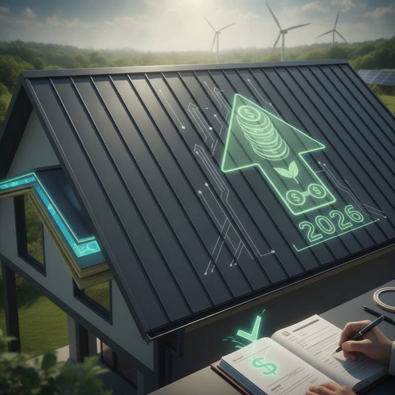 Image for Triple Your 2026 Tax Credits with Recycled Metal Roofs