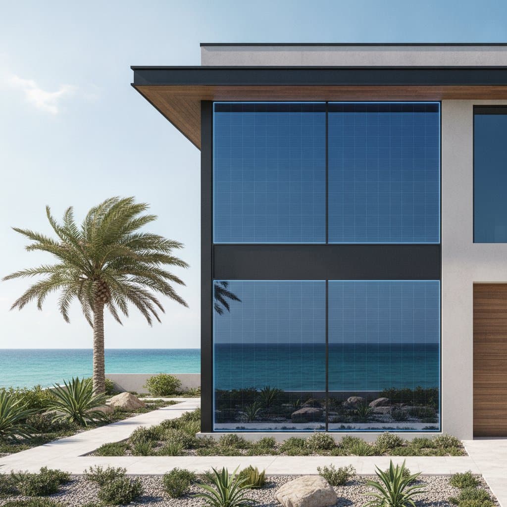 Impact Windows Now Generate Solar Power While Protecting