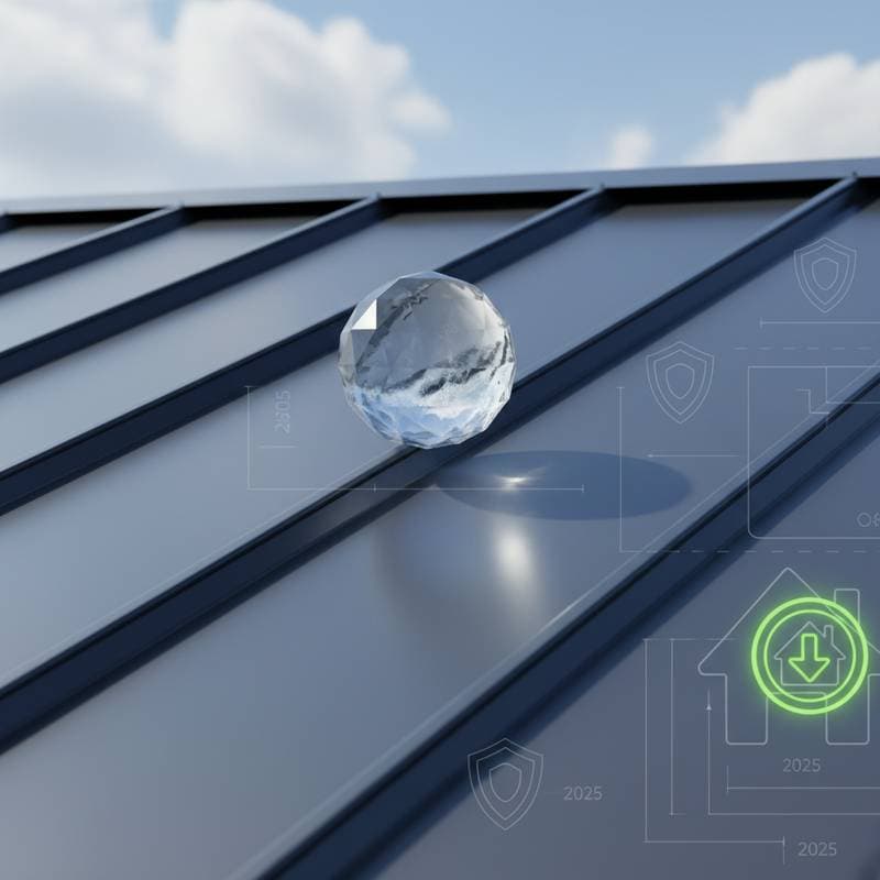 Featured image for New Hail Standards Cut Metal Roof Insurance Costs