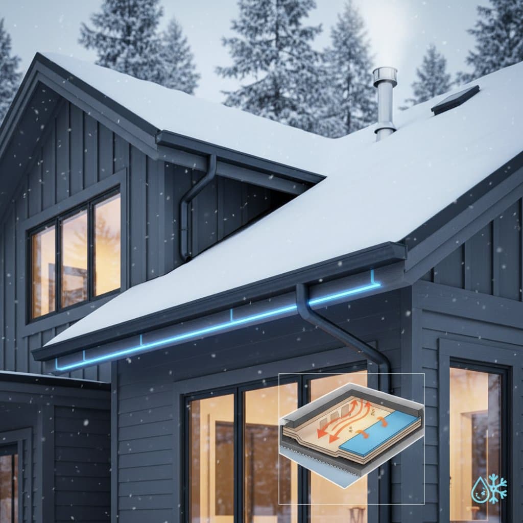 Featured image for Seamless Gutters Stop Ice Dams Before They Start