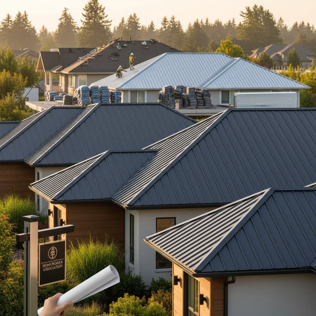 Featured image for HOAs Now Require Metal Roofs Over Asphalt Shingles
