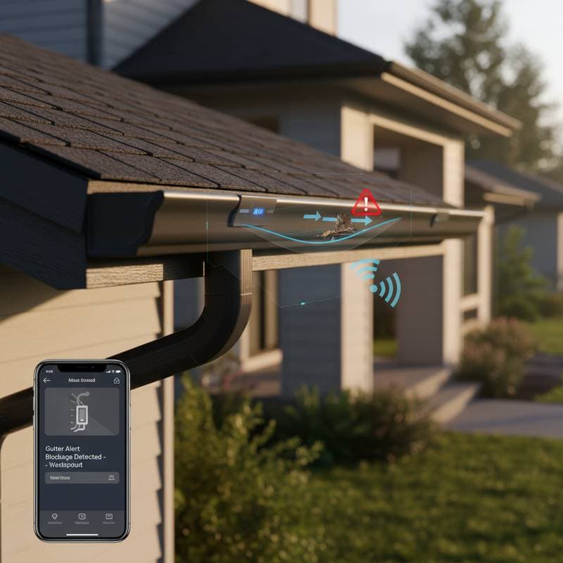 Featured image for Smart Sensors Alert You Before Gutter Clogs Cause Damage