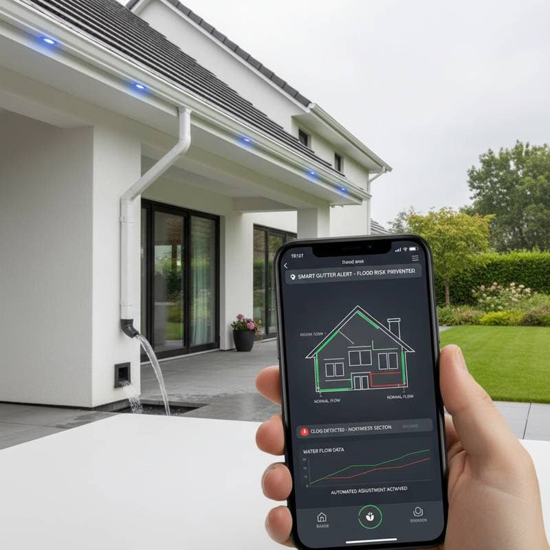 Featured image for Smart Gutters Send Alerts Before Water Damage Starts