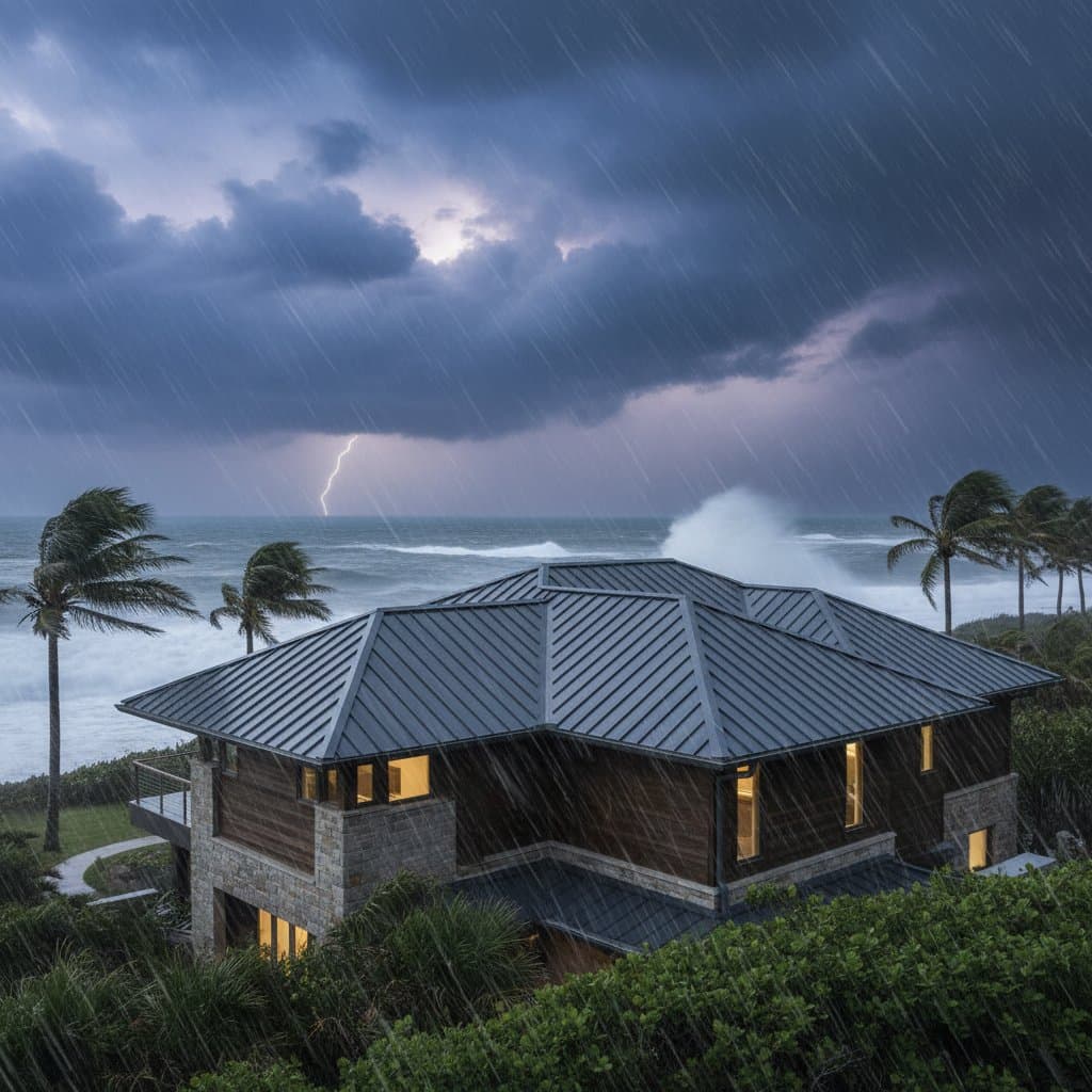 Featured image for Metal Roofs Stand Strong Against Hurricane Winds