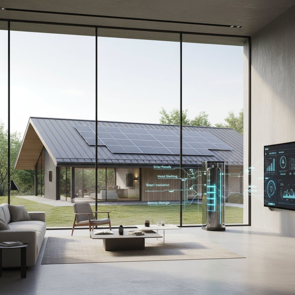 Featured image for Solar Metal Roofs Turn Homes Into Power Sources
