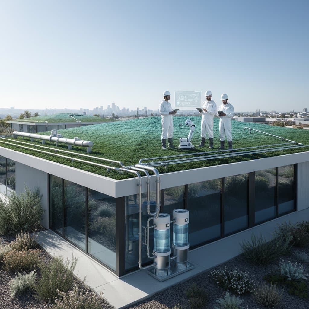 Featured image for Algae Roof Tech Cuts Energy Bills 55% Naturally