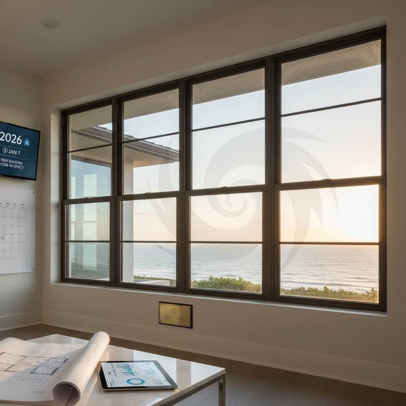 Featured image for New 2026 Building Code Makes Impact Windows Required