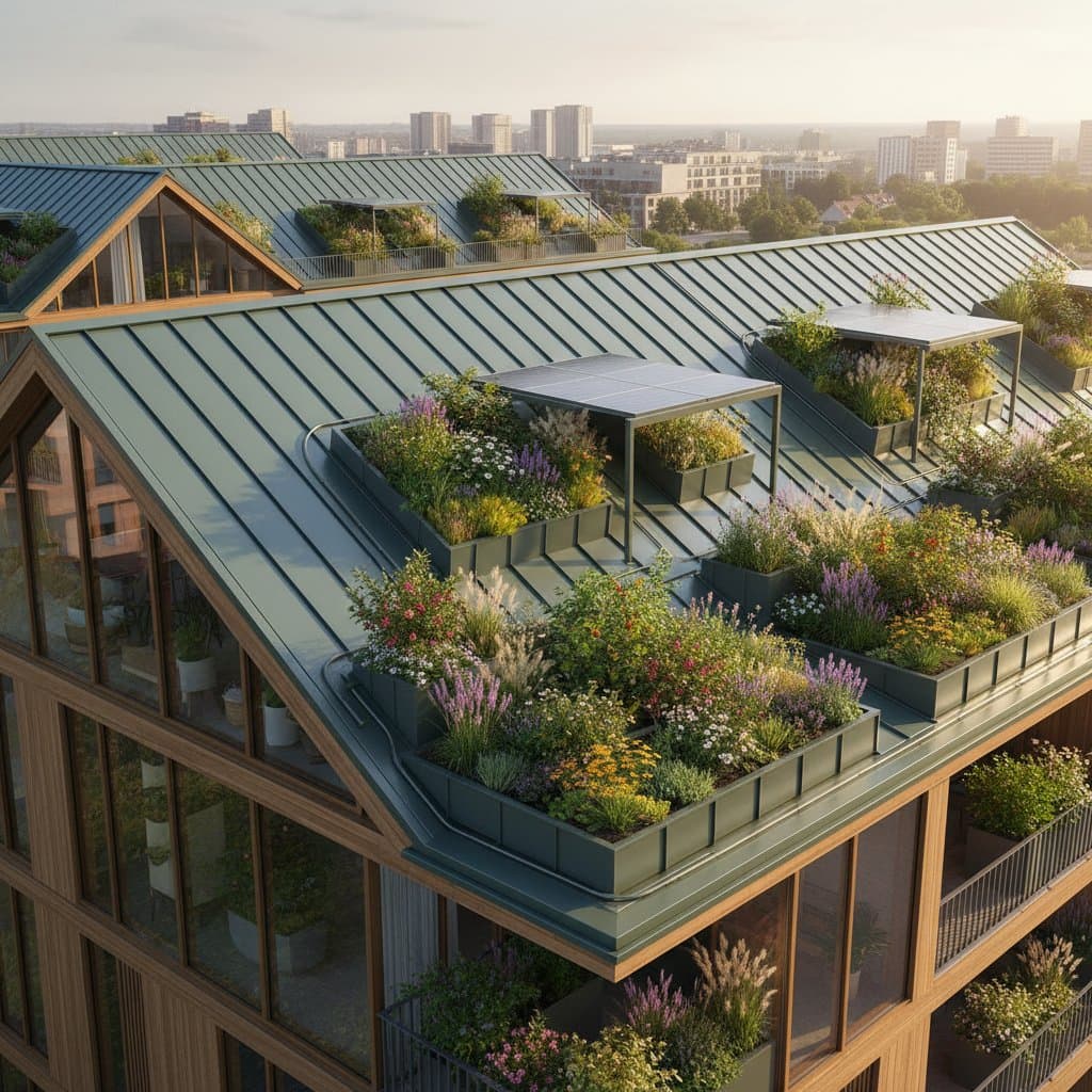 Featured image for Why Metal Roofs Are Perfect for Rooftop Gardens