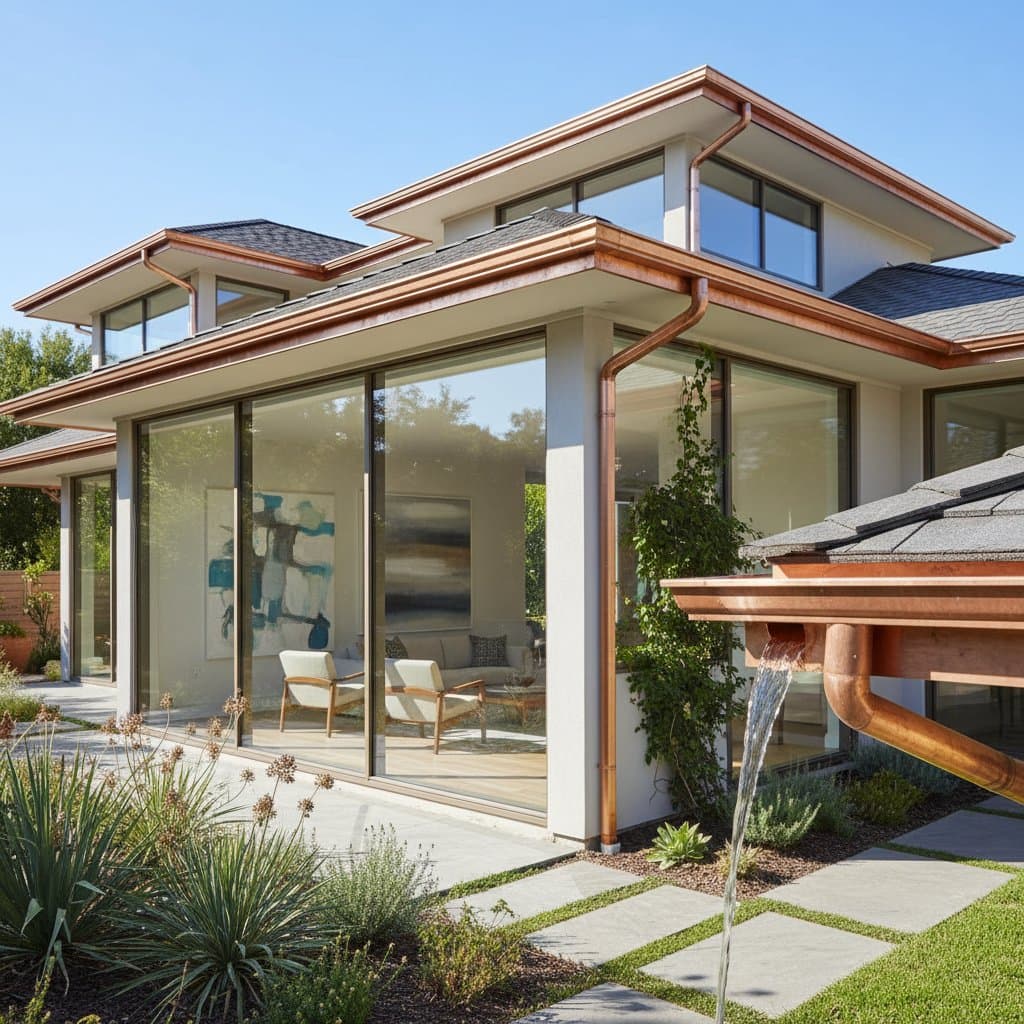 Featured image for Why Copper Gutters Are the Smartest Luxury Home Investment