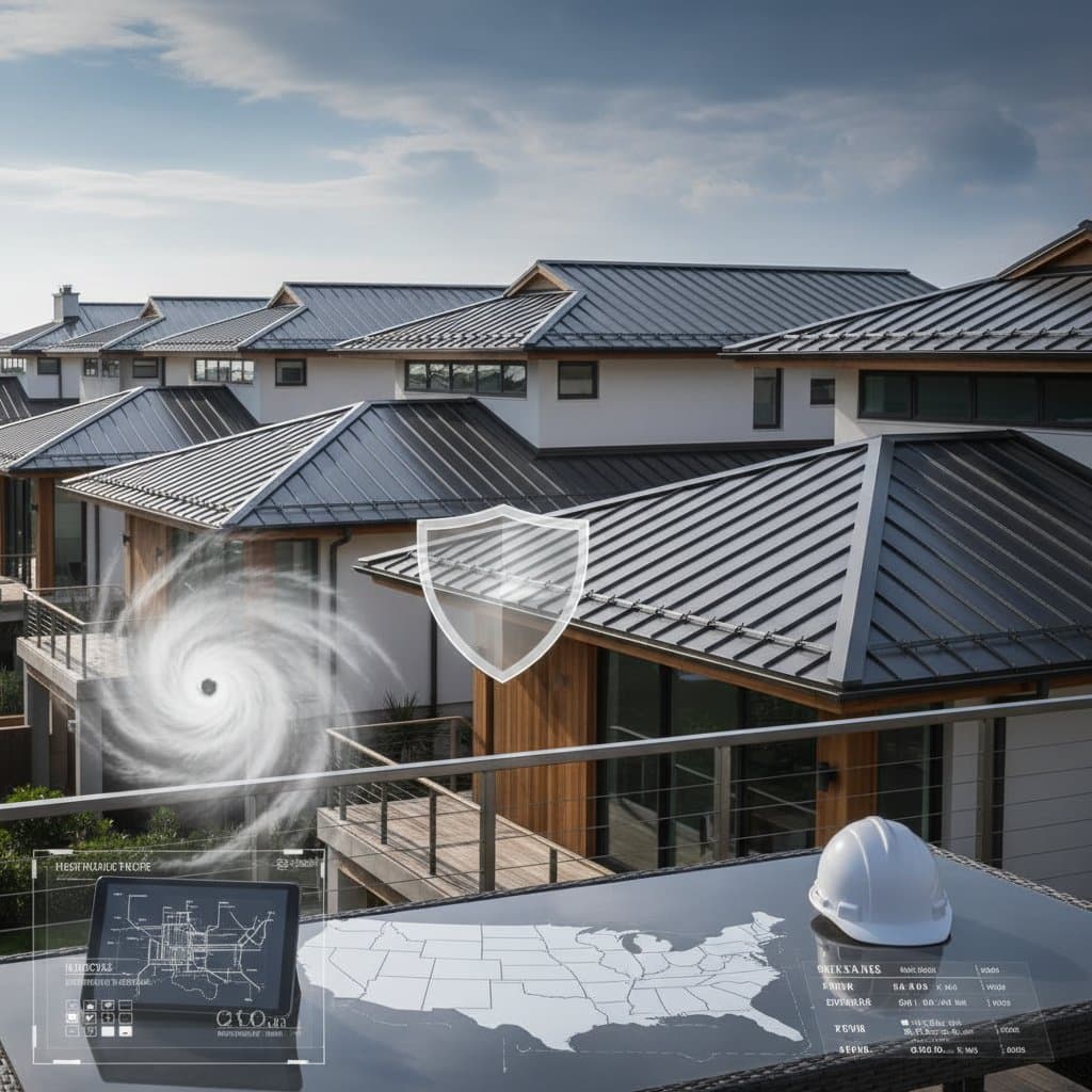 Featured image for 12 States Now Mandate Hurricane-Rated Metal Roofs