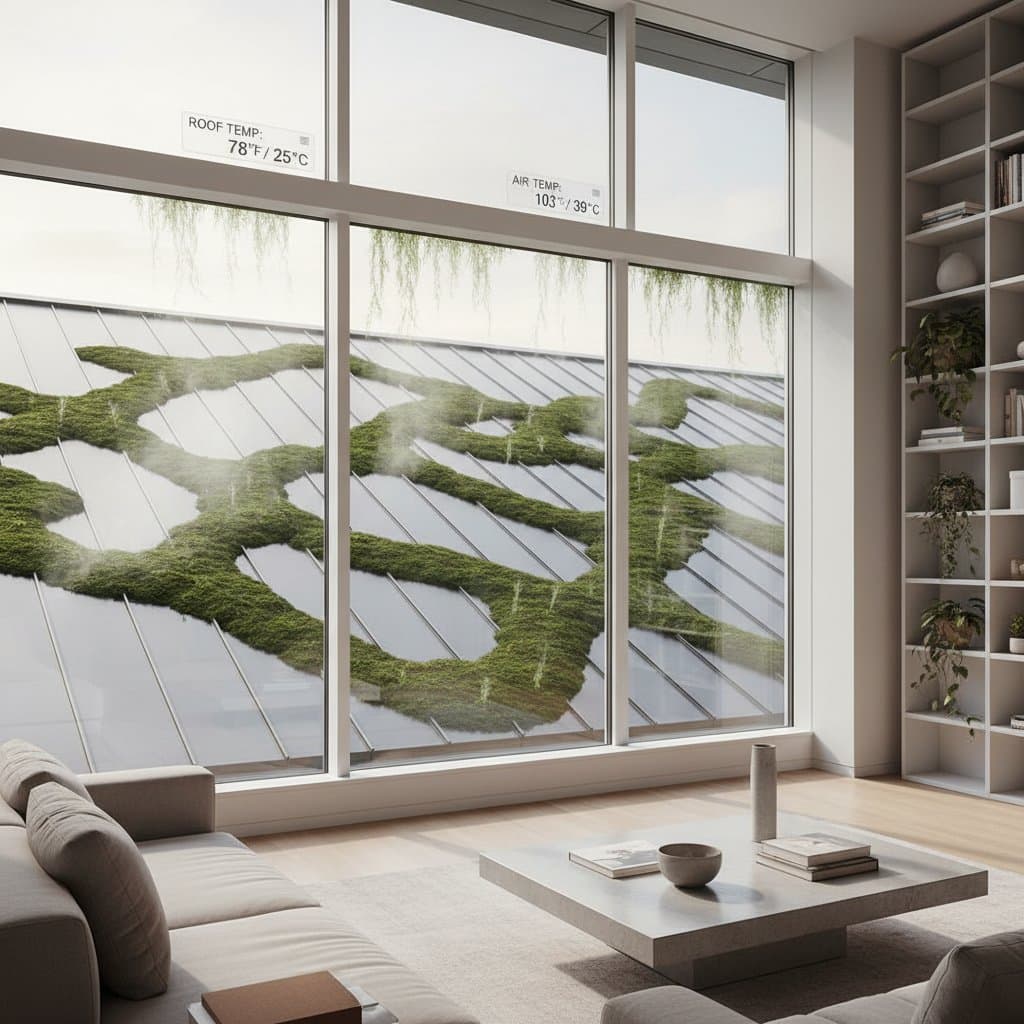 Featured image for Living Algae Metal Roofs Drop Temps 25 Degrees