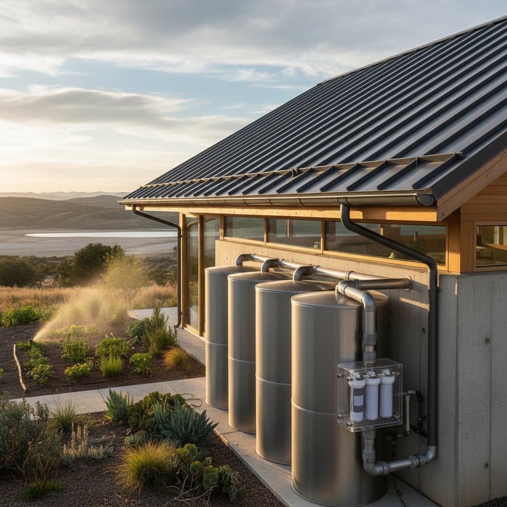 Featured image for Metal Roofs Capture Clean Rain for Drought Resilience