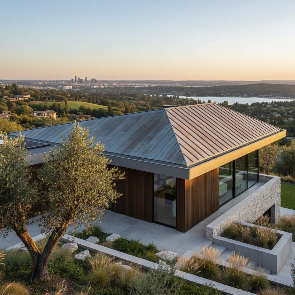 Featured image for Zinc Roofing's Self-Healing Patina Lasts 100+ Years