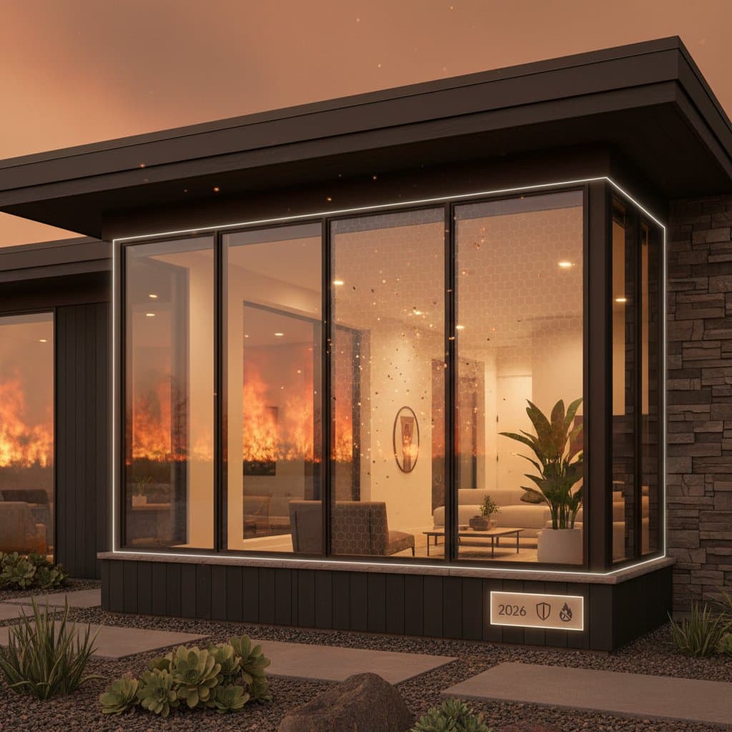 Featured image for Impact Windows Block Embers That Travel Miles From Flames