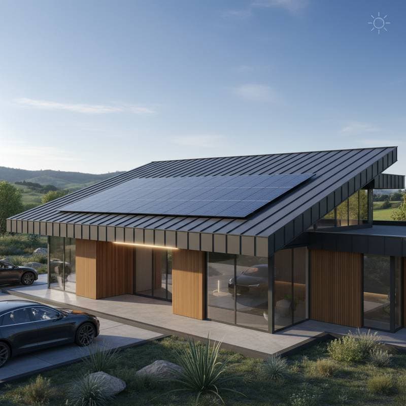 Featured image for Hybrid Roofing Combines Solar Power With Metal Durability