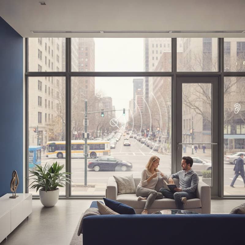 Acoustic Impact Windows Block 95% of Street Noise