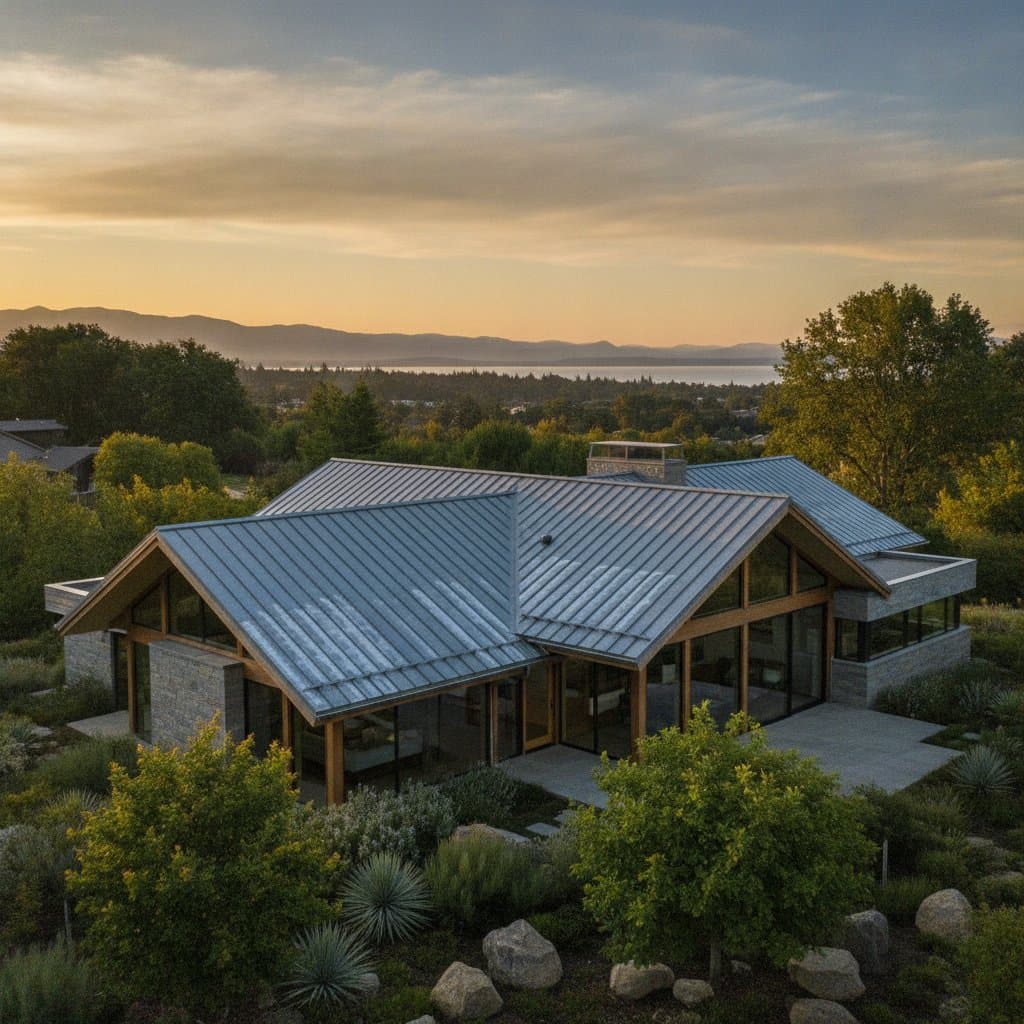 Zinc Roofing Lasts a Century With Self-Healing Patina